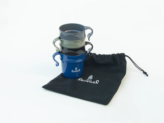 Stackable mug "Kompispåsen", kit of 4 in bag