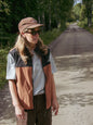 Fleece Vest "Murto" - Burnt Orange