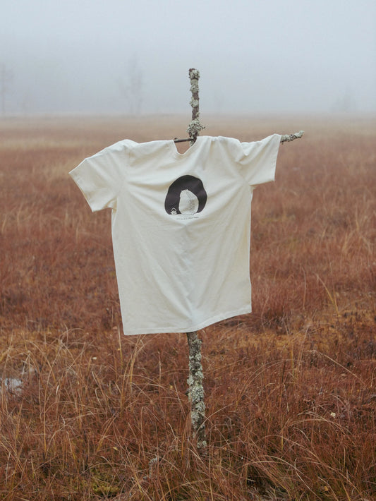 T-Shirt "Lemmla mig ifred" - Nature white