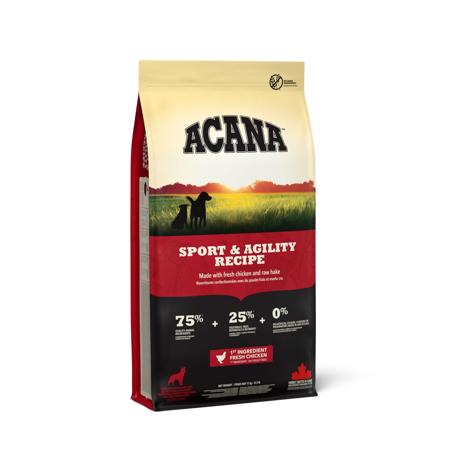 Sport & Agility Torrfoder för hund 17kg